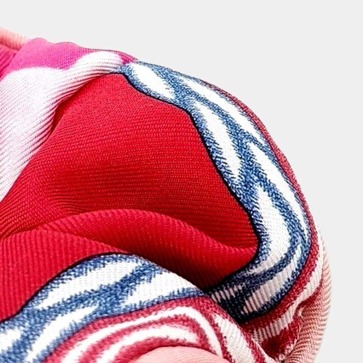 Pre Owned Hermes silk hair scrunchie