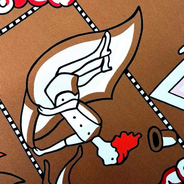 Pre Owned Hermes maxi silk scarf