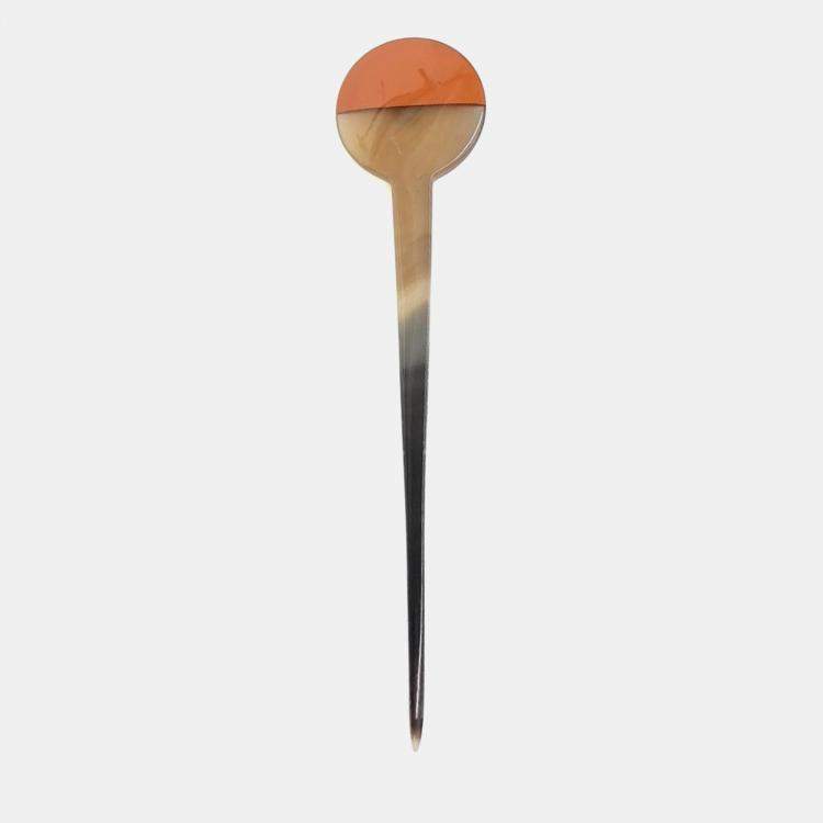 Pre Owned Hermes horn hairpin