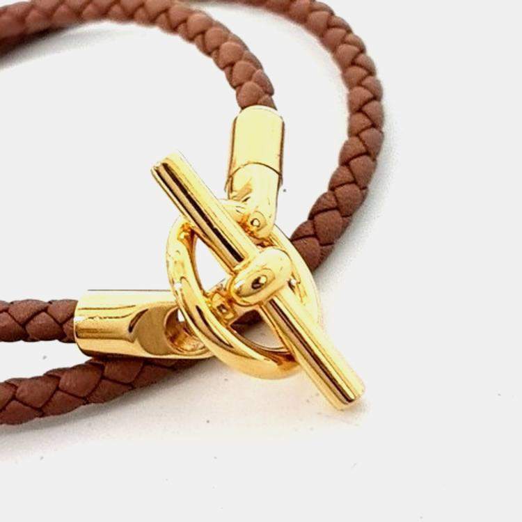 Pre Owned Hermes Glennan Double Tour Bracelet