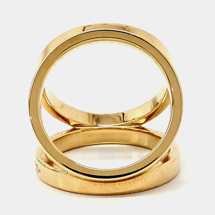 Pre Owned Hermes Gold Scarf Ring