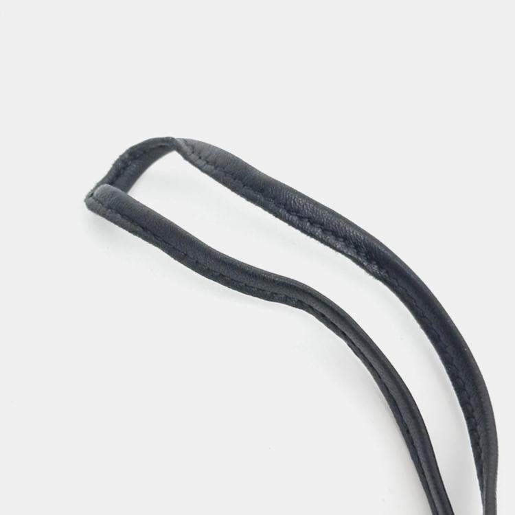 Pre Owned Hermes Pegasus Rodeo Black Leather Charm Medium (B)