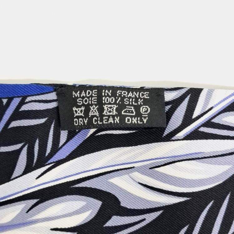 Pre Owned Hermes Blue Maxi Twilly Scarf