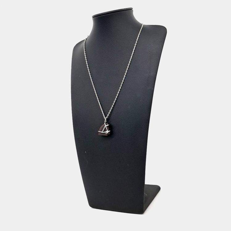 Pre Owned Hermes Silver Chain Necklace