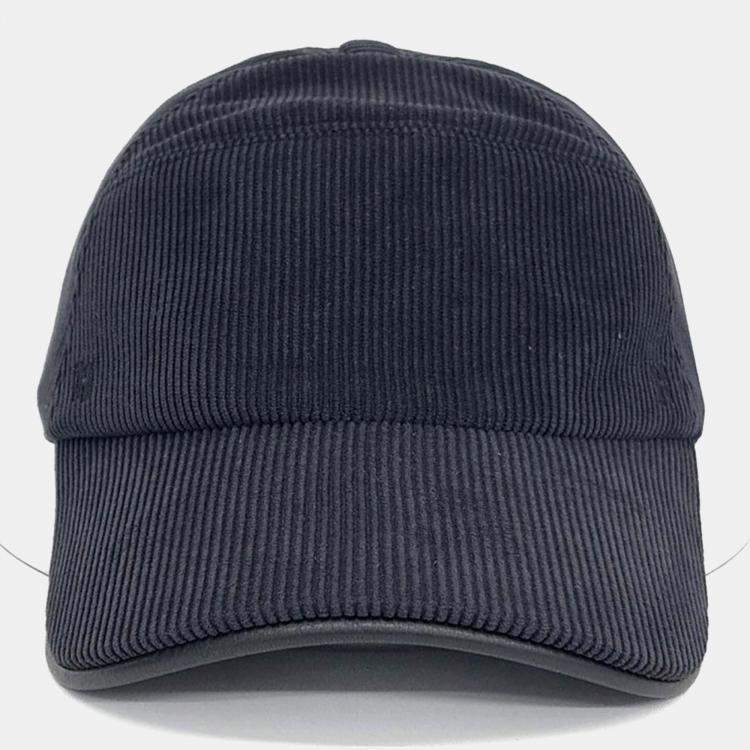 Pre Owned Hermes Navy Blue Corduroy Cap