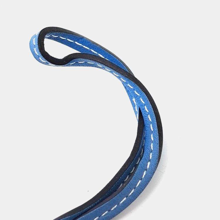 Pre Owned Hermes Blue Leather Bag Charm