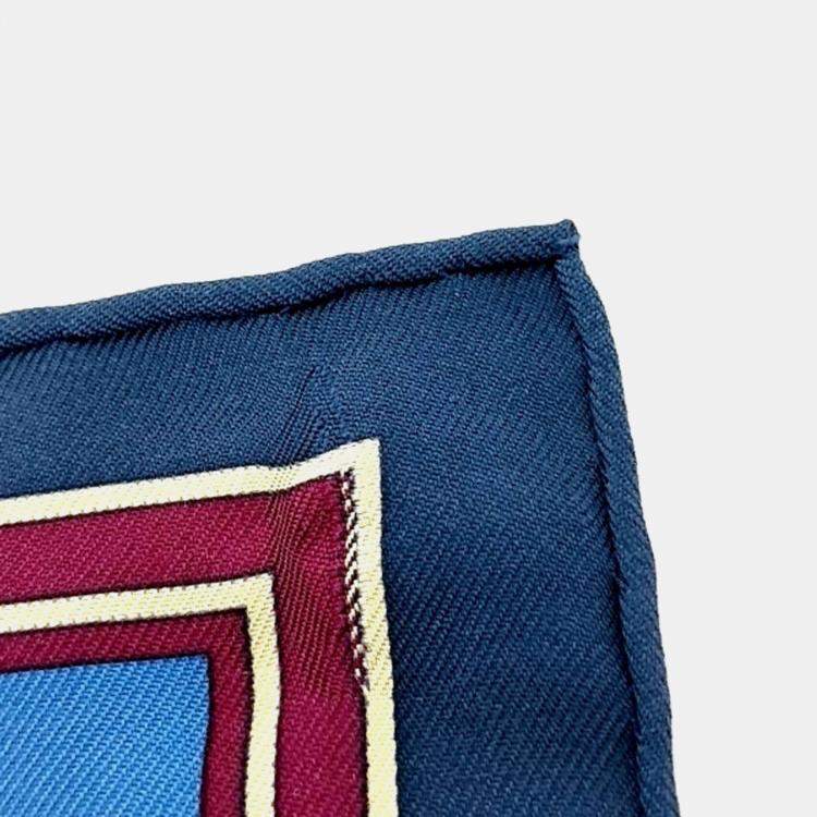 Pre Owned Hermes Pink Silk Petite Scarf