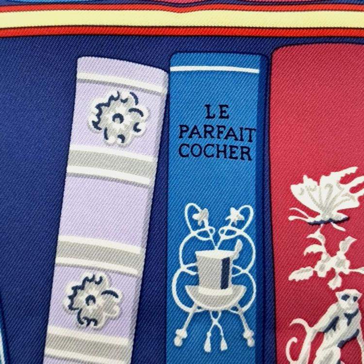 Pre Owned Hermes Pink Silk Petite Scarf