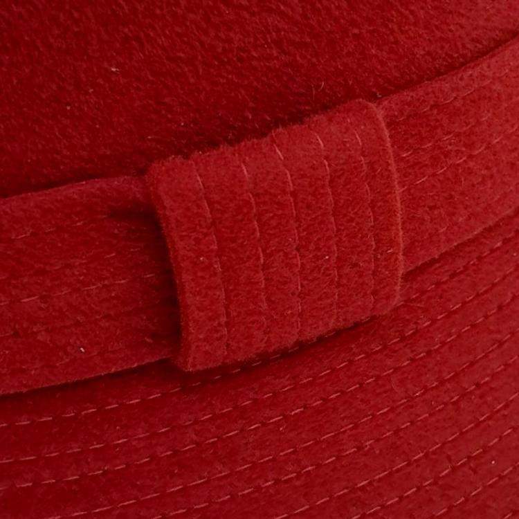 Pre Owned Hermes Red felt hat