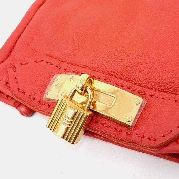مملوكة مسبقًا Hermes Kelly Red gloves