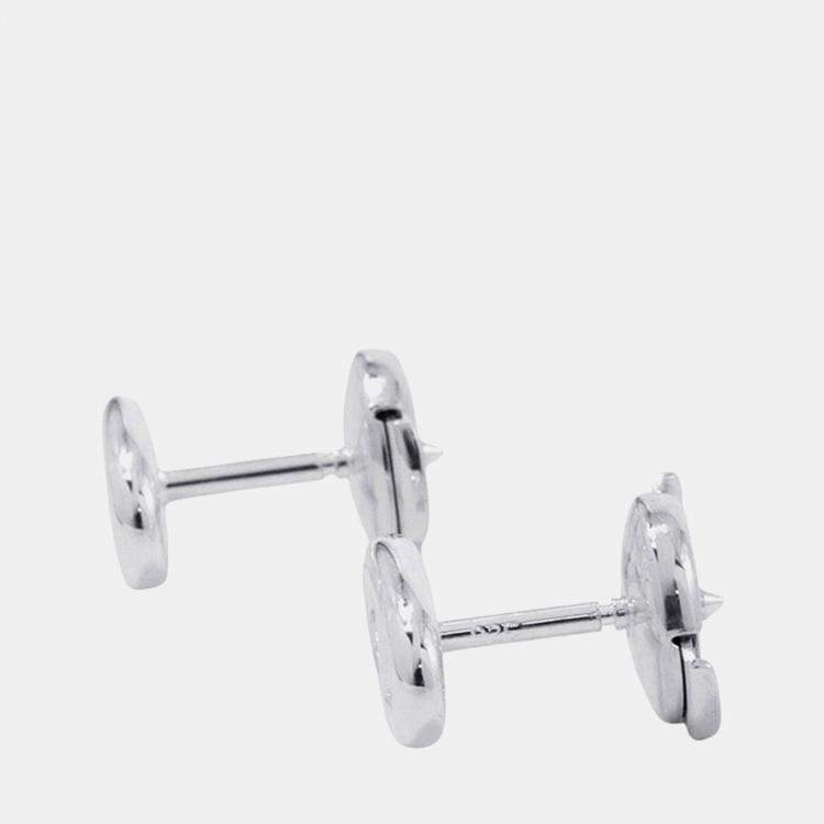 Pre Owned Hermes Chaine D'Ancre Farandole Earrings Size TPM SV925