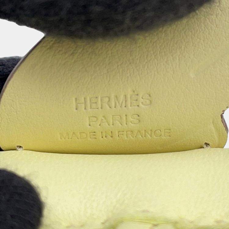 Pre Owned Hermes Rodeo Pegasus Jaune Milton Lambskin Size Pm