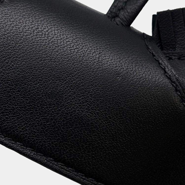 Pre Owned Hermes Robeo Padlock Black Lambskin