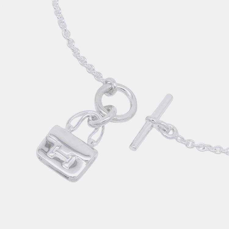 Pre Owned Hermes Constance Amulette Necklace Sv925