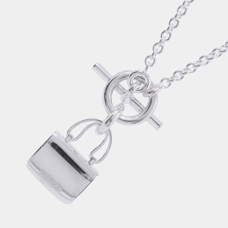 Pre Owned Hermes Constance Amulette Necklace Sv925