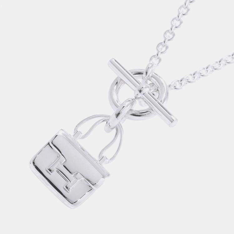 Pre Owned Hermes Constance Amulette Necklace Sv925