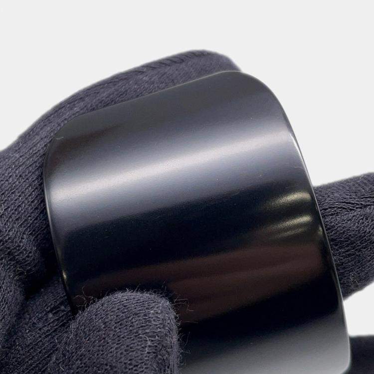 Pre Owned Hermes Bracelet "Medor" Aluminum Size T3 Black Aluminium