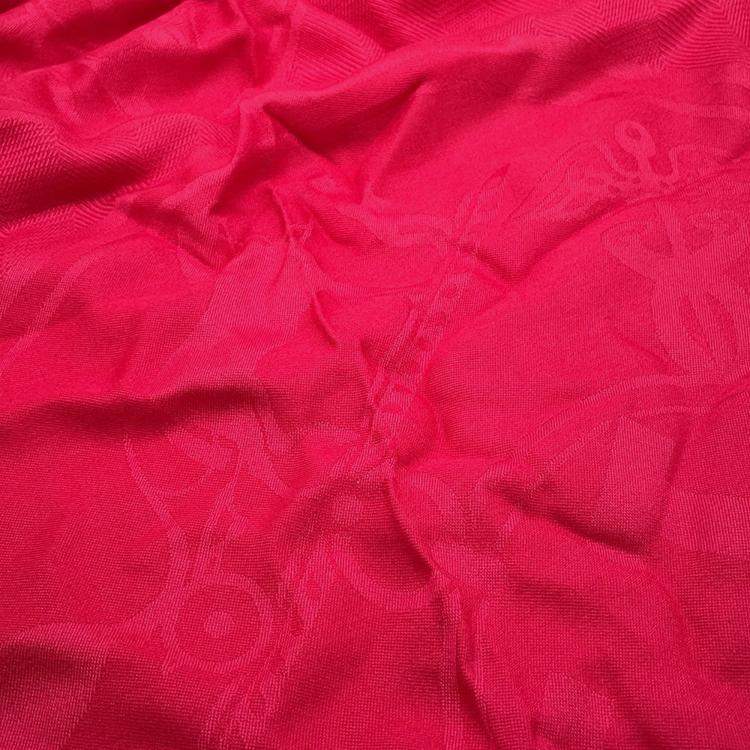 Pre Owned Hermes New Libris Stole Casisil Size 140 Pink Cashmere85% Silk15%