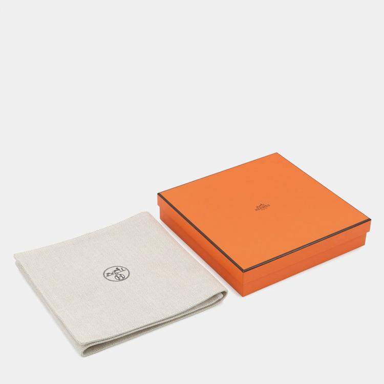 مملوكة مسبقًا Hermes Necklace "Joquette" Size Pm Black Metal Epsom