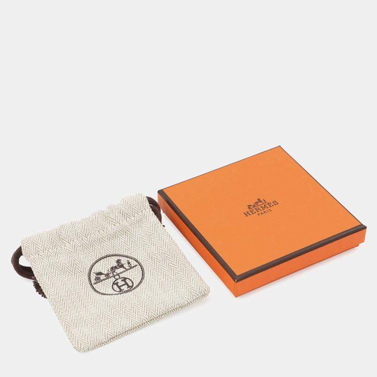 Pre Owned Hermes Bon Voyage Keychain Stainless Steel