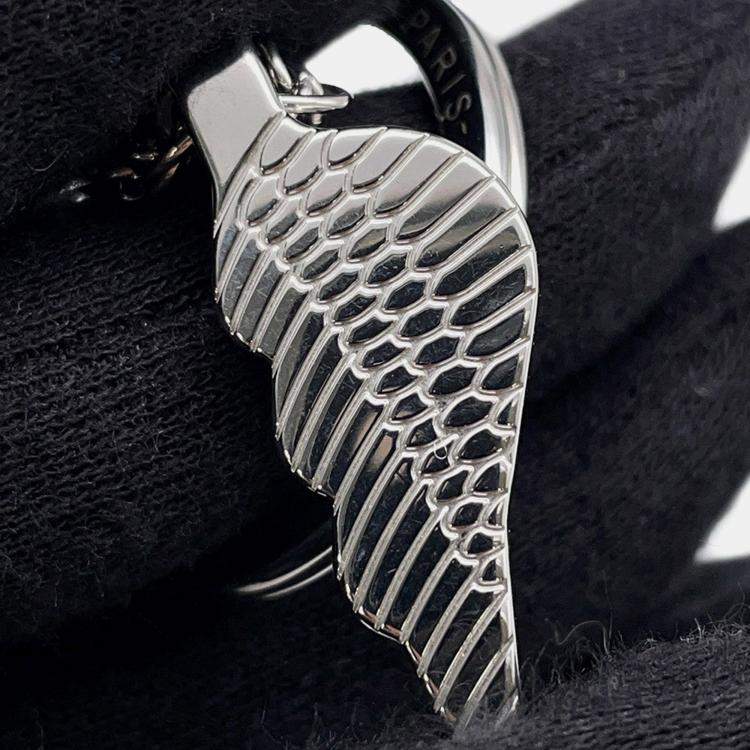 Pre Owned Hermes Bon Voyage Keychain Stainless Steel