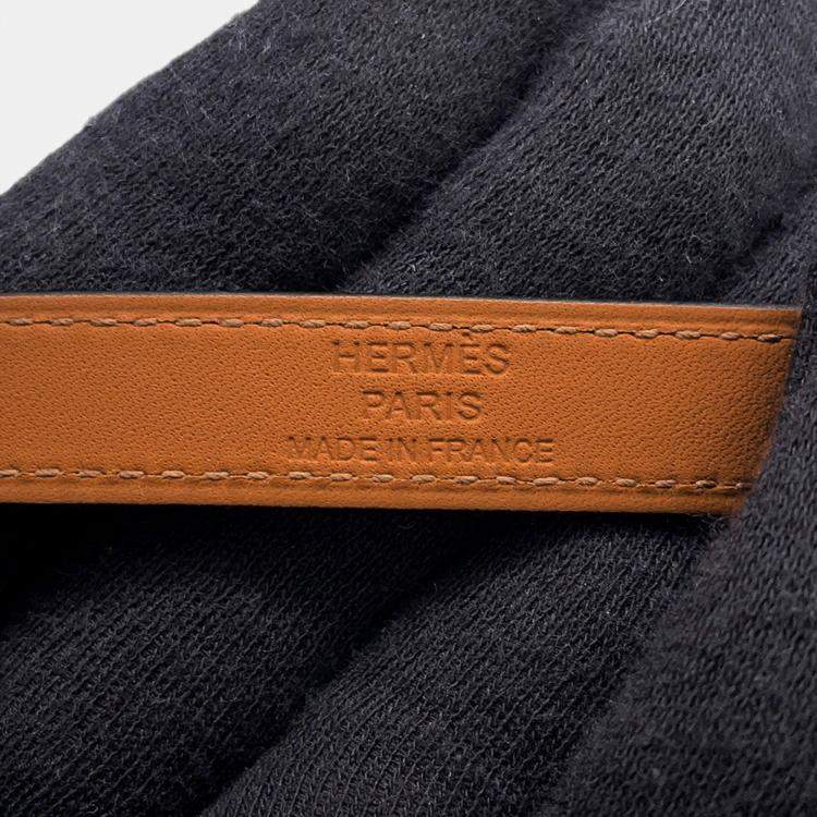 Pre Owned Hermes Dubrutur Size T2 Black Box Calf Leather