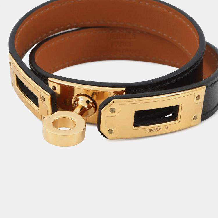 Pre Owned Hermes Dubrutur Size T2 Black Box Calf Leather