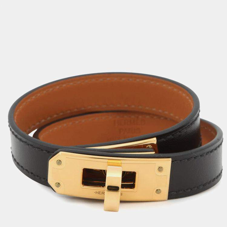 Pre Owned Hermes Dubrutur Size T2 Black Box Calf Leather