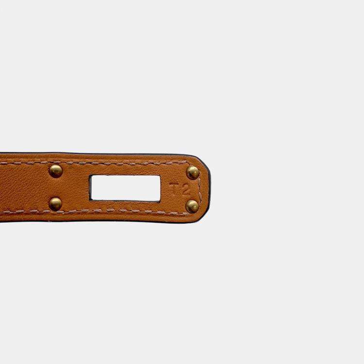 Pre Owned Hermes Dubrutur Size T2 Black Box Calf Leather