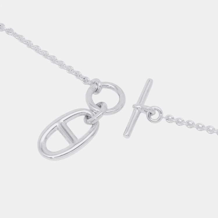 Pre Owned Hermes Chaine D'Ancre Amulette Necklace Sv925