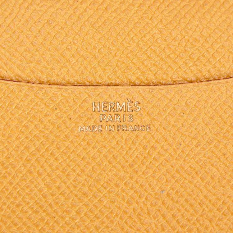 Pre Owned Hermes Two-Tone Courchevel Leather Agenda Cover