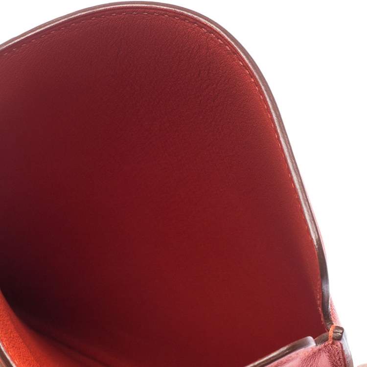 مملوكة مسبقًا غطاء آيباد هيرمس جلد سويفت برتقالي صغير