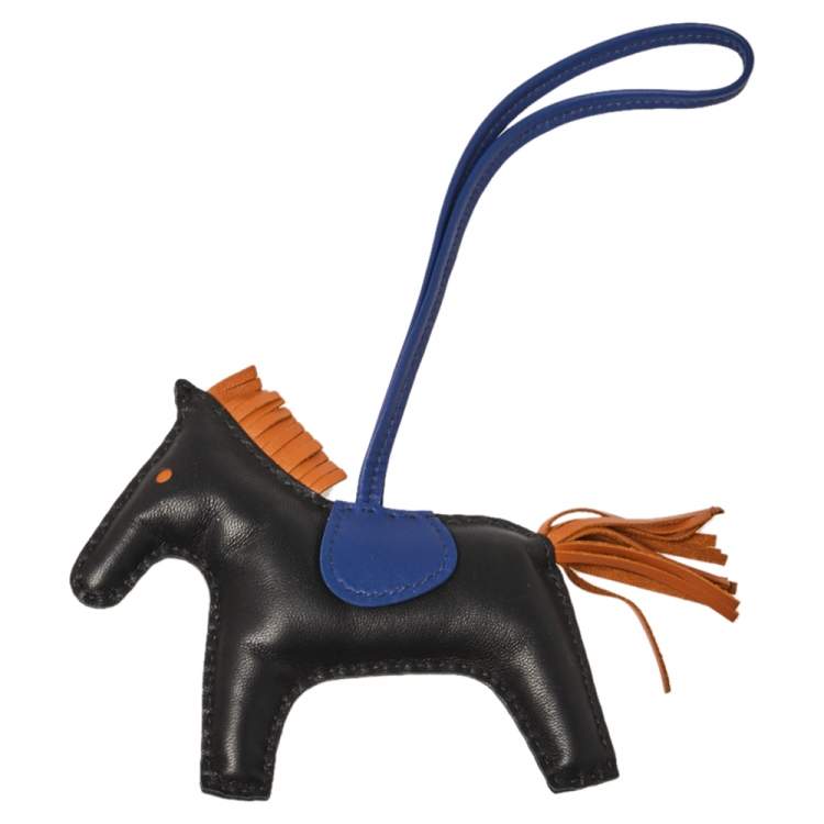 Hermes Tri Color GriGri Rodeo Horse Bag Charm MM Hermes