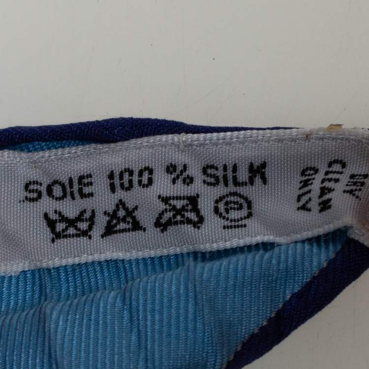 Pre Owned Hermès Multicolor Rêves d'escargots Silk Plisse Scarf
