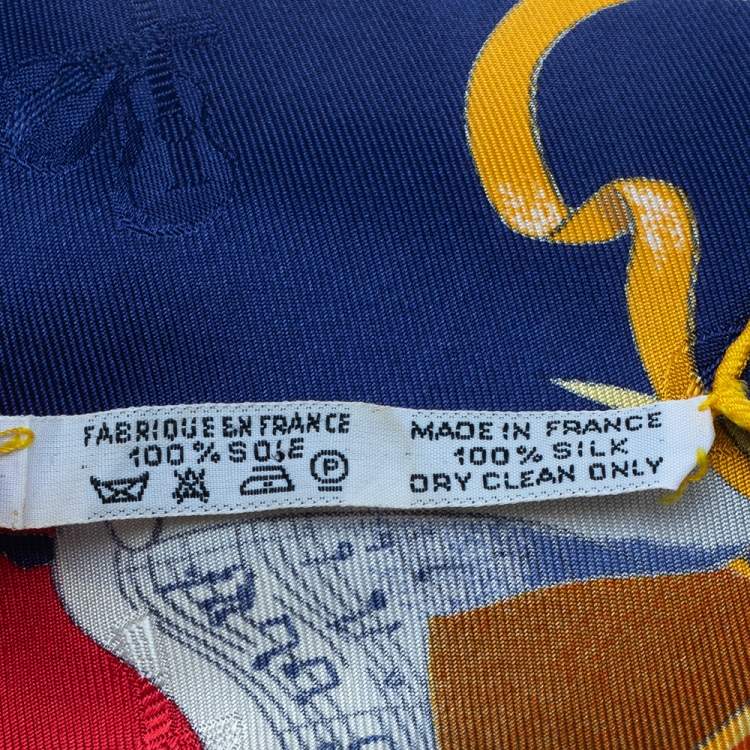 Pre Owned Hermes Multicolor Le Carnaval De Venise Printed Silk Square Scarf