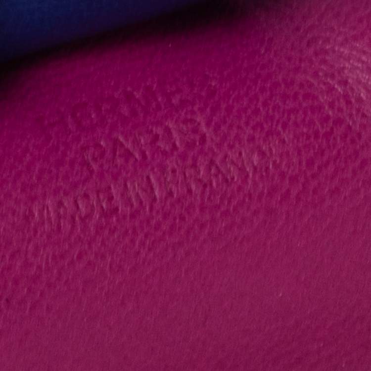 Pre Owned Hermes Tricolor Leather GriGri Rodeo Horse Bag Charm PM