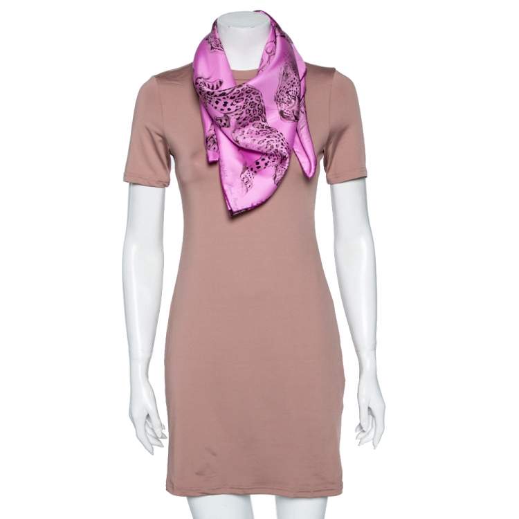 Pre Owned Hermès Purple Dans l'atelier de Robert Dallet Silk Scarf