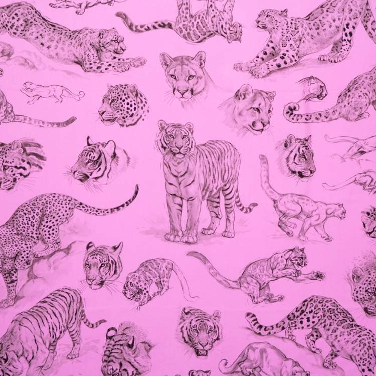 Pre Owned Hermès Purple Dans l'atelier de Robert Dallet Silk Scarf