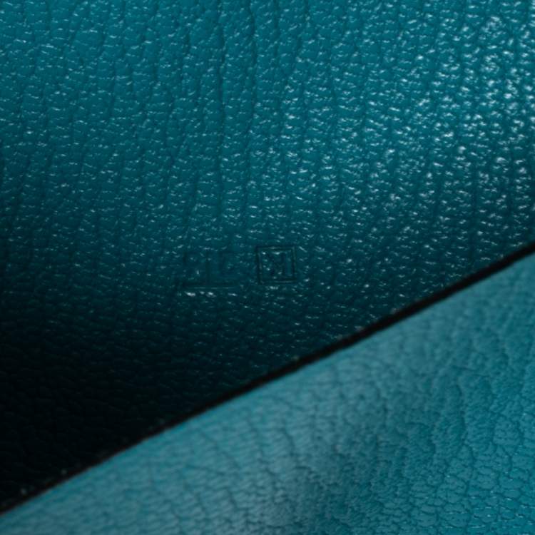 Pre Owned جراب أجندة هيرمس فيجن II جلد جلد تشيفري ميسور تركواز