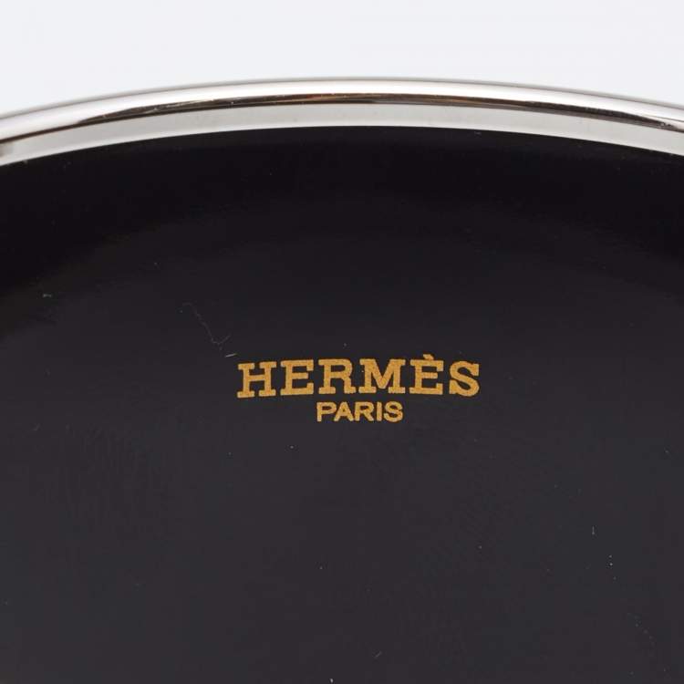 Pre Owned Hermès Multicolor Confettis D'Ex Libris Enamel Extra Wide Bracelet