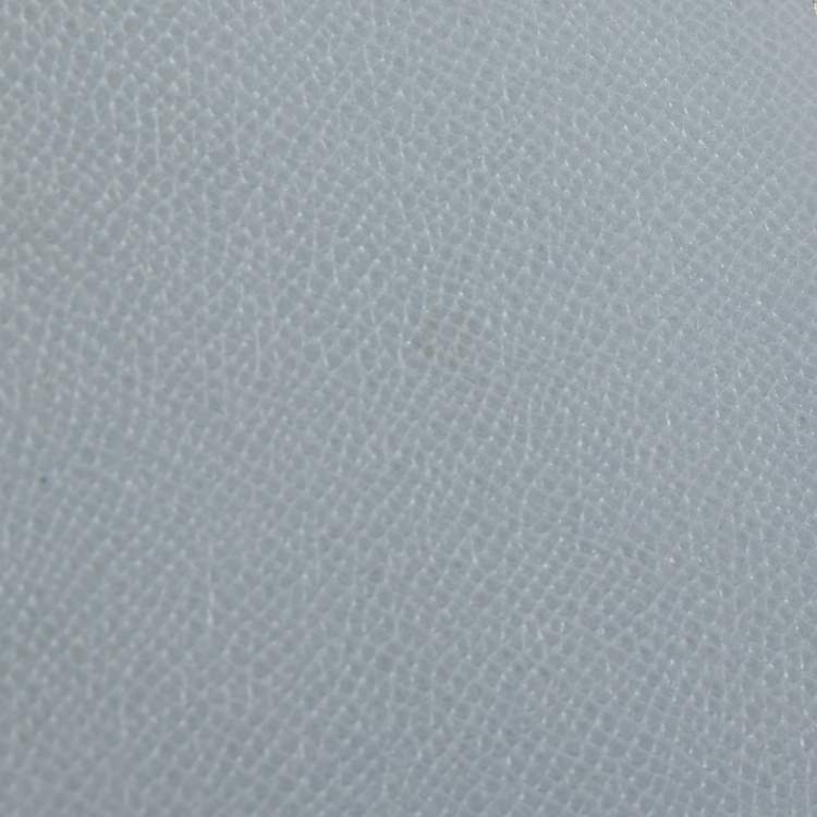 Pre Owned Hermes Bleu Lin Epsom Leather Globe Trotter Agenda Cover