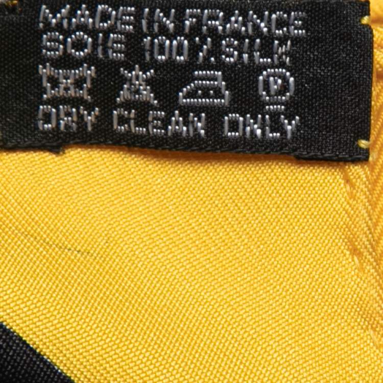 Pre Owned Hermes Multicolor Pique Fleuri De Provence Print Square Silk Scarf