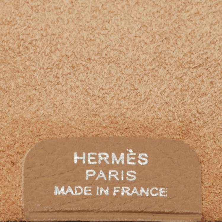 Pre Owned Hermes Chai Togo Leather Ulysse MM Notebook Cover