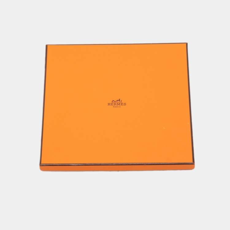 Pre Owned Hermès Salmon Pink Danse Pacifique Silk Scarf