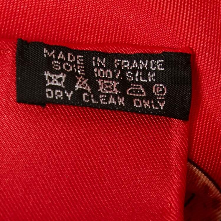 Pre Owned Hermès Multicolor Bride de Cour Silk Scarf