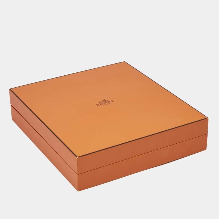 Pre Owned Hermes Farandole Sterling Silver Long Toggle Necklace