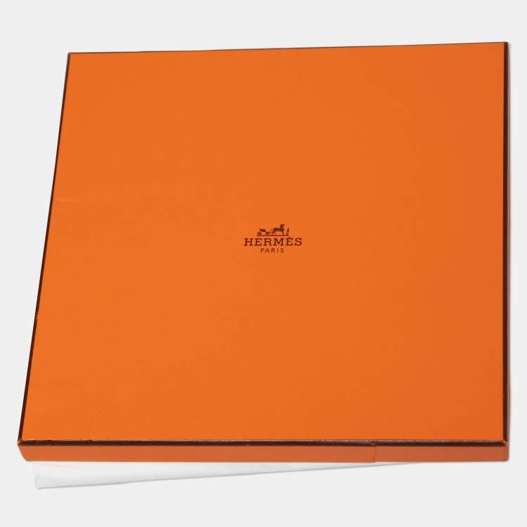 Pre Owned Hermes Multicolor Les Tresors D'un Artiste Printed Silk Square Scarf