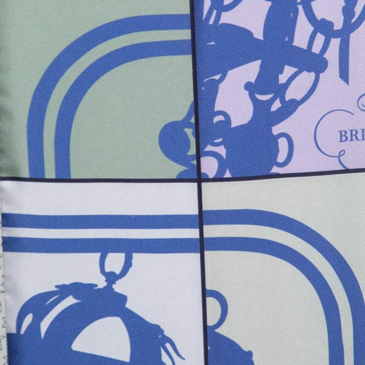 Pre Owned Hermes Multicolor Brides de Gala En Desordre Silk Maxi Twilly