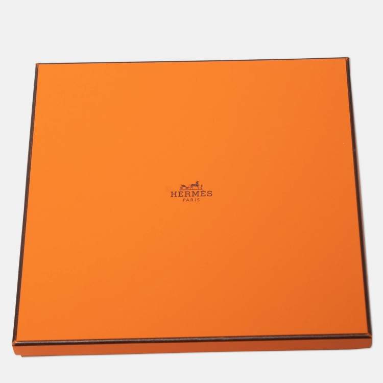 Pre Owned Hermès Grey & Pink Gronland Silk Scarf