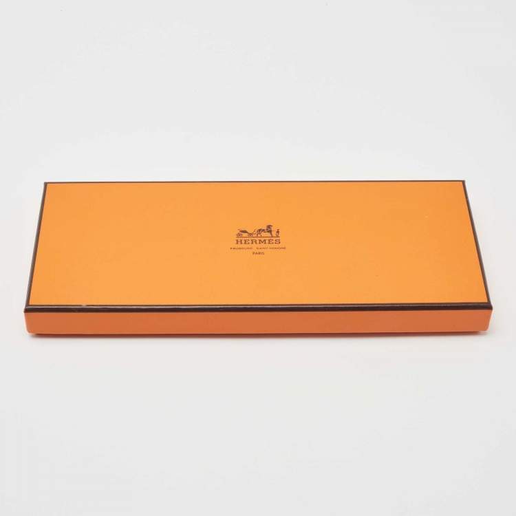 Pre Owned Hermes Purple Tapis Persan Zoom Silk Gavroche Scarf